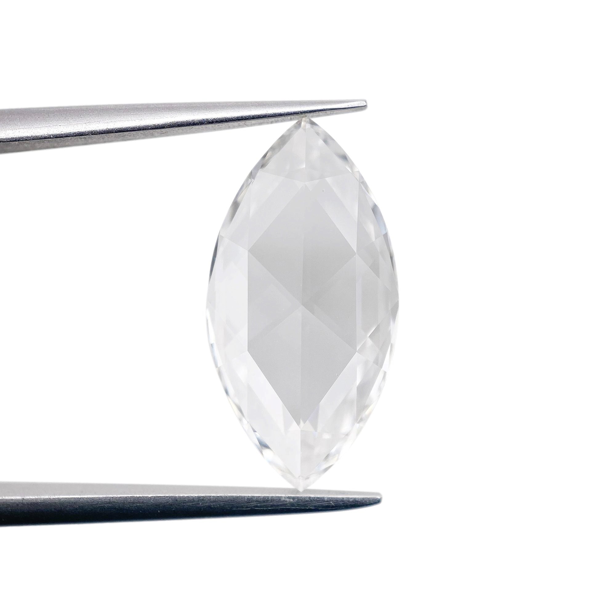 2.91ct | E/VVS2 Marquise Shape Rose Cut Lab Diamond (IGI)