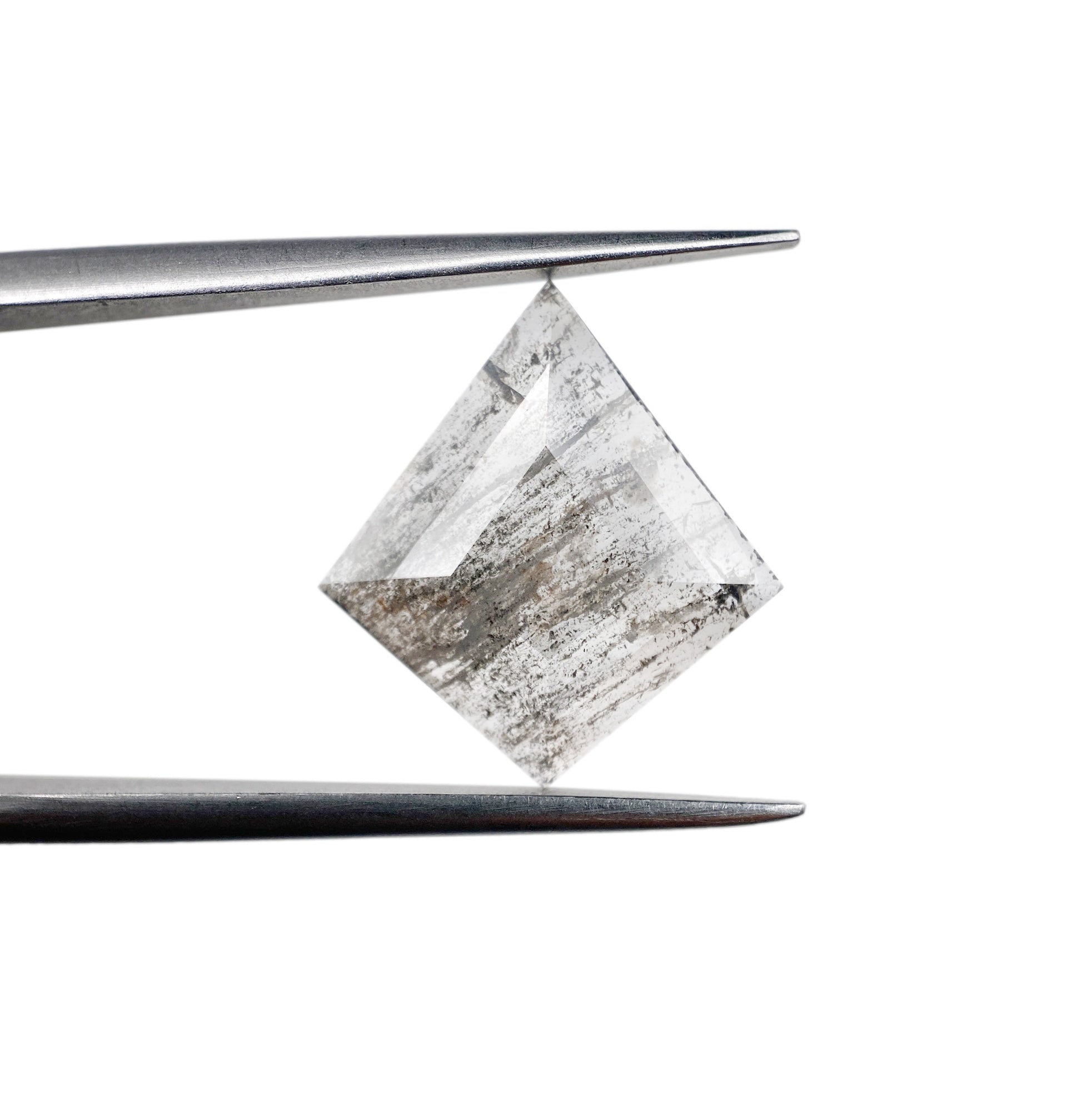 1.86ct | Salt & Pepper Kite Shape Rose Cut Diamond