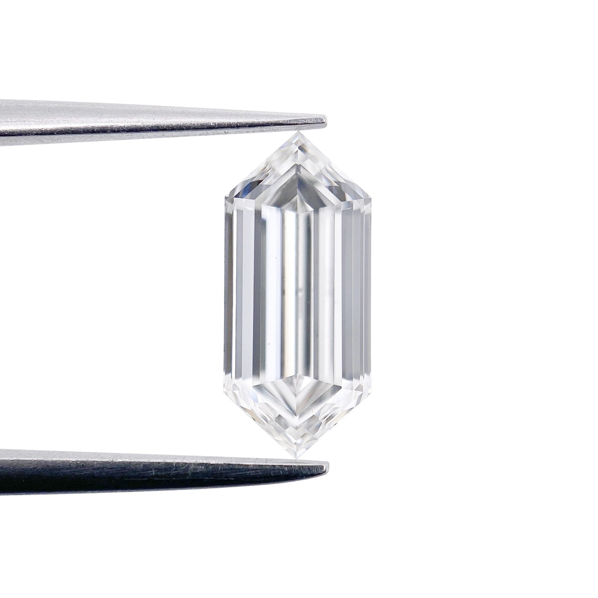LITHOS Diamond Lab Diamond 1.72ct | F/VS1 Hexagon Shape Step Cut Lab Diamond (IGI)
