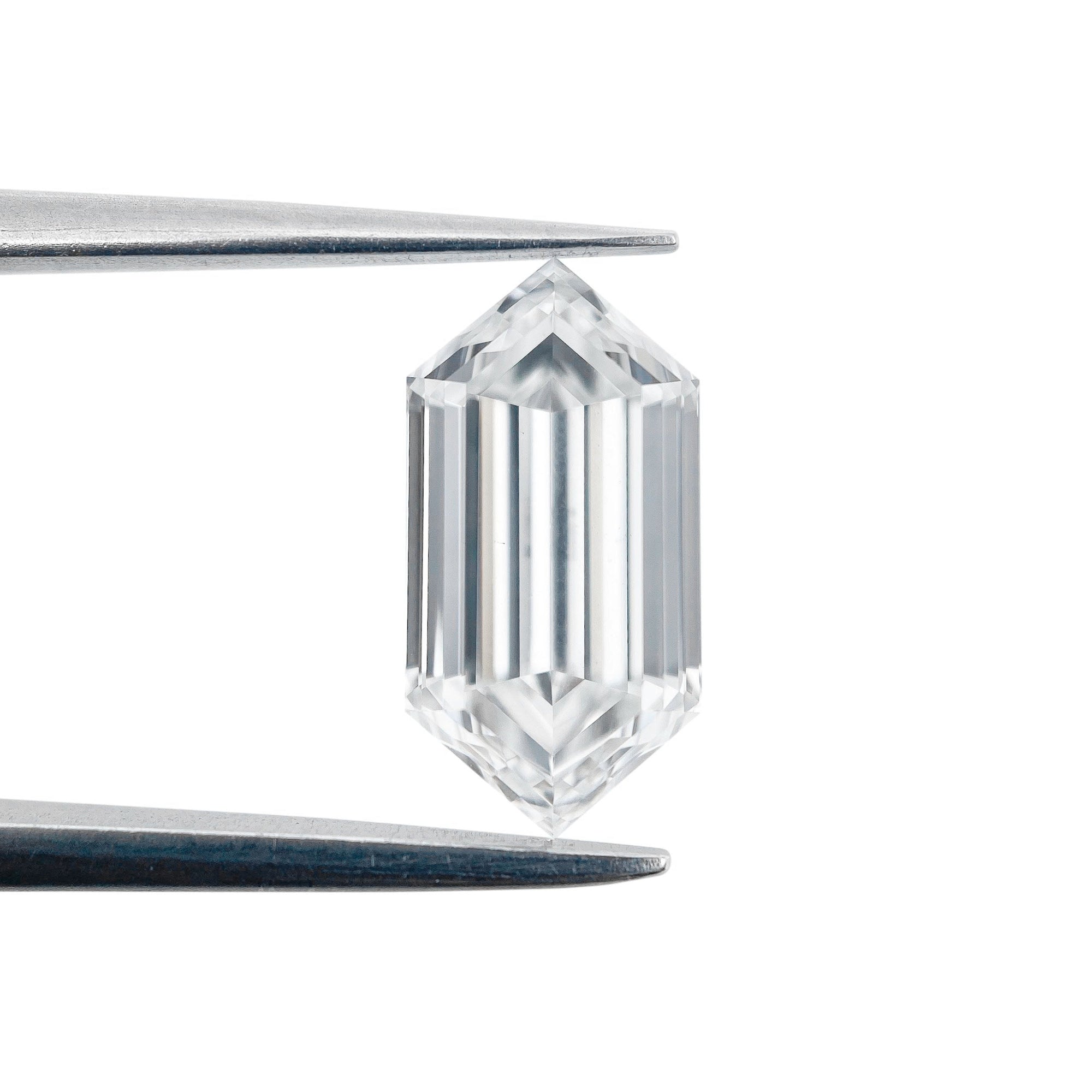 2.52ct | E/VS1 Hexagon Shape Step Cut Lab Diamond (IGI)