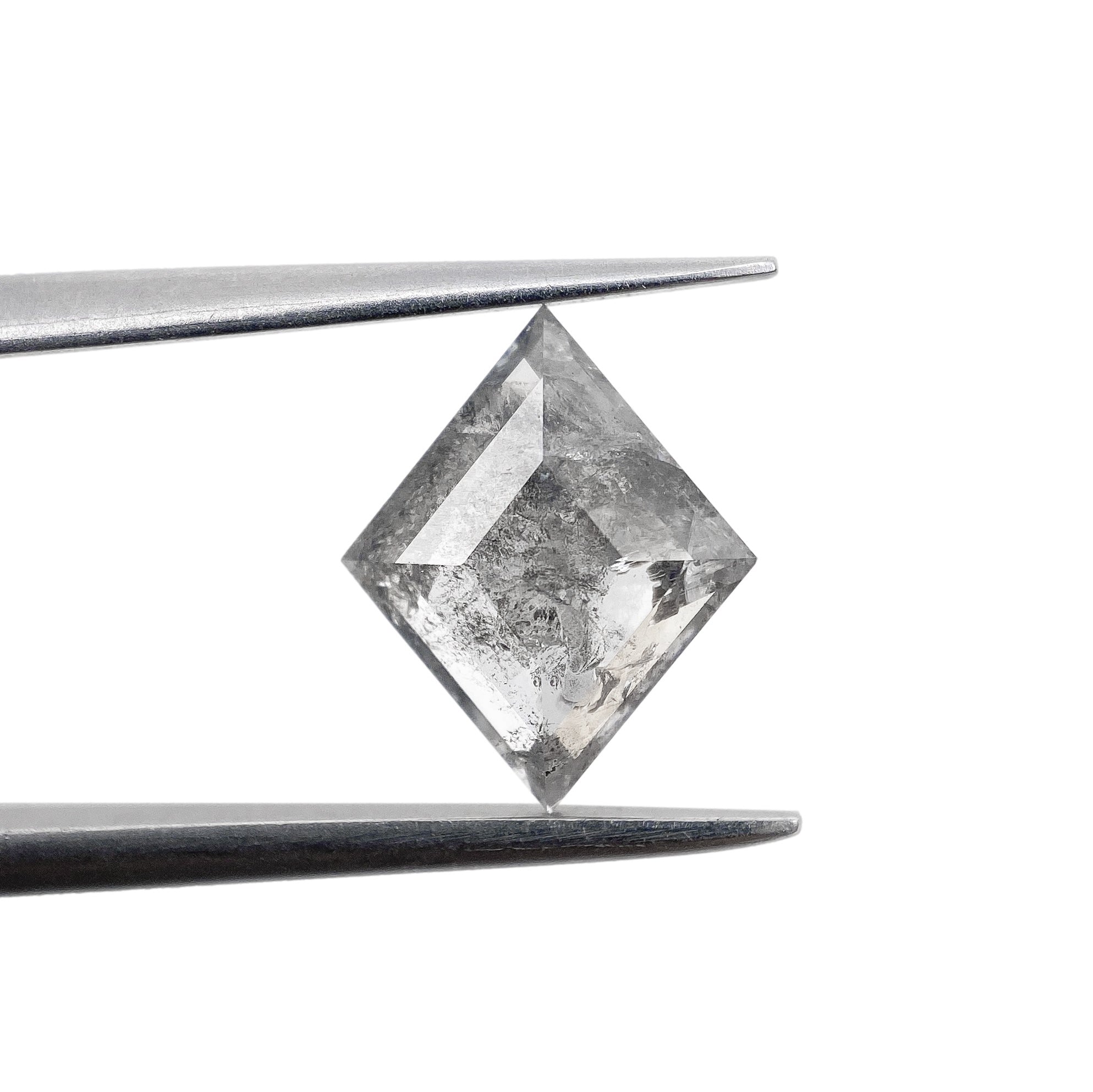1.40ct | Salt & Pepper Lozenge Shape Step Cut Diamond