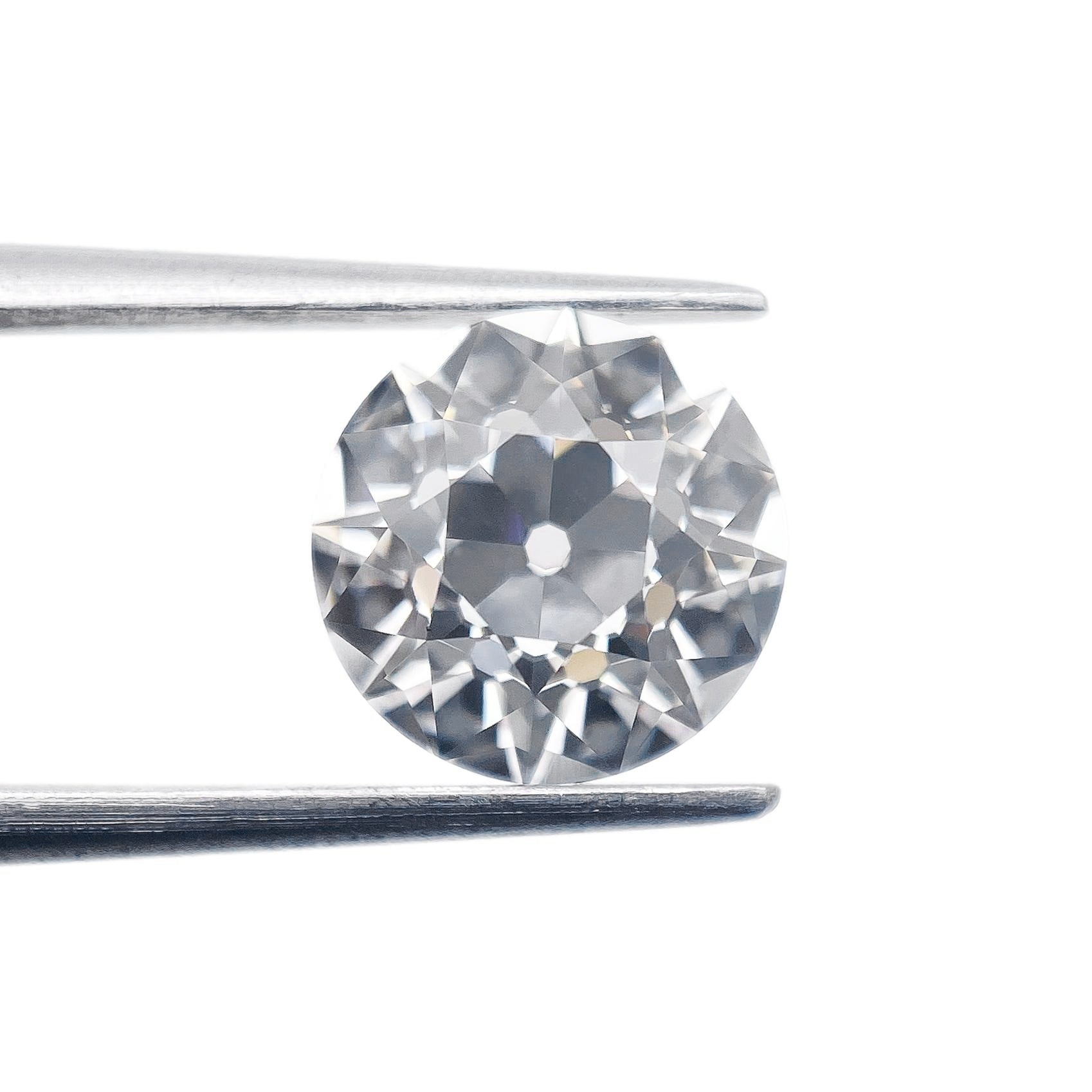 LITHOS Diamond Lab Diamond 1.92ct | E/VS1 Round Shape Old European Cut Lab Diamond (IGI)