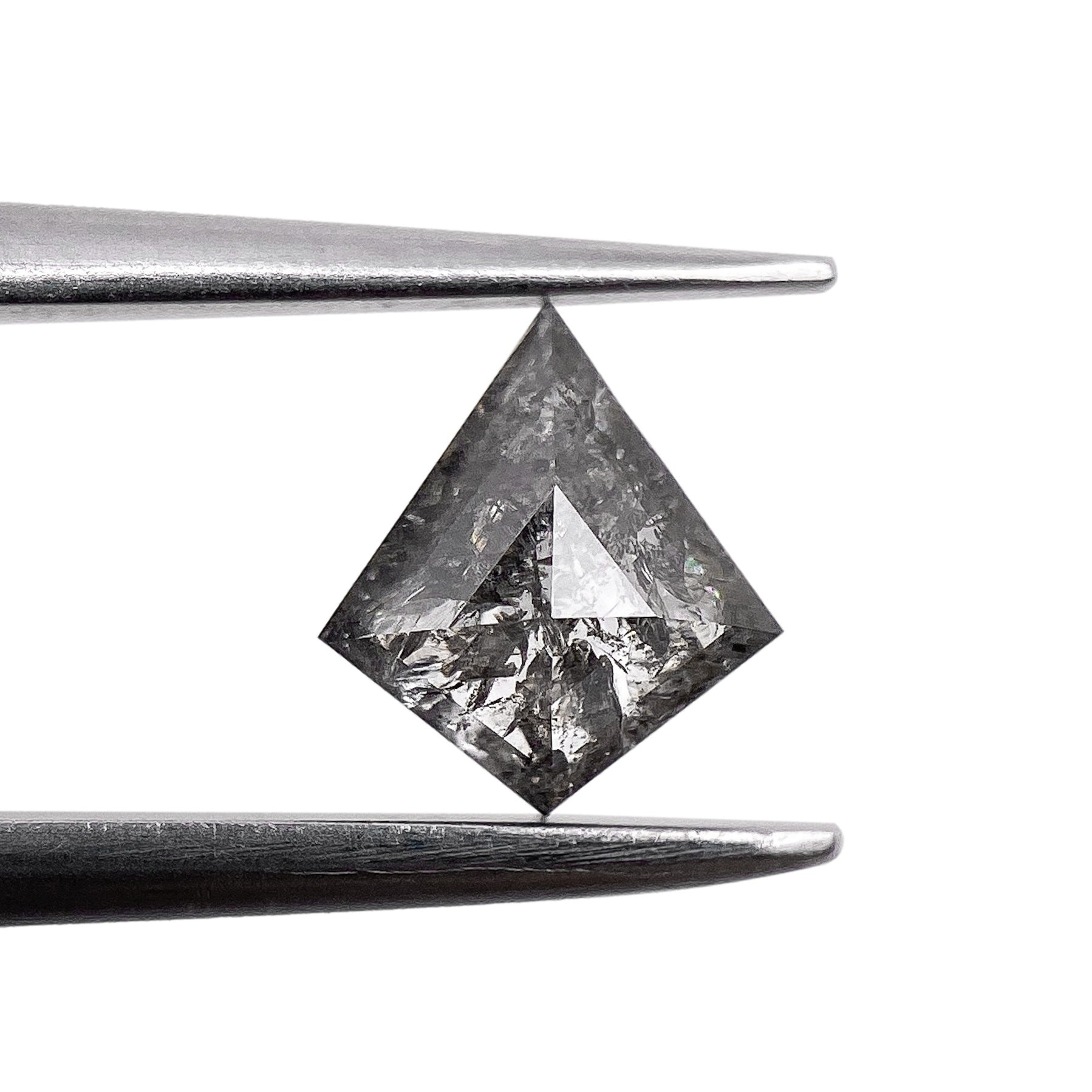 0.61ct | Salt & Pepper Kite Shape Step Cut Diamond