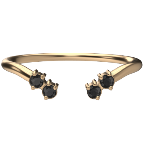 Alexis Russell Custom Ring | Setting Setting:  4 Stone