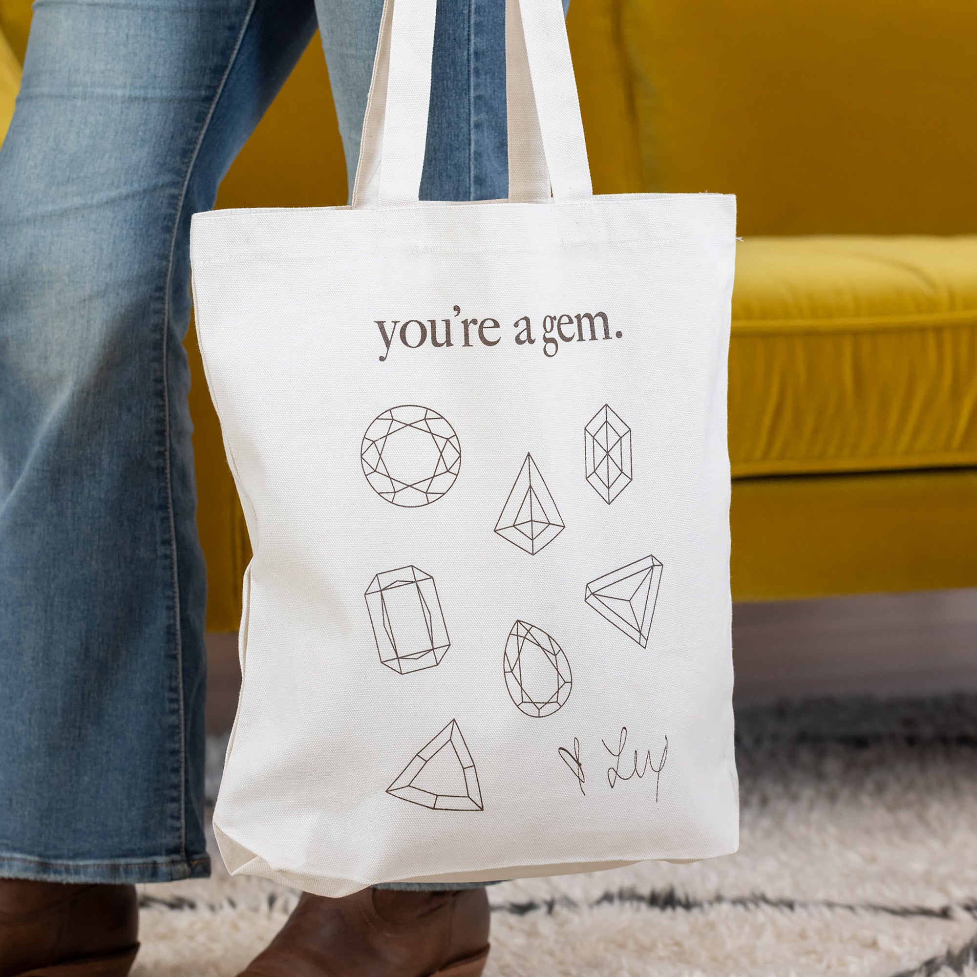 Alexis Russell Totes / Bags You're a Gem Tote Bag