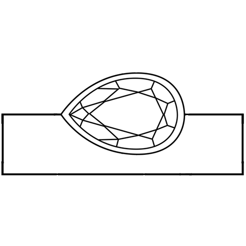 Alexis Russell Custom Ring | Style Style:  Cigar (Platinum)