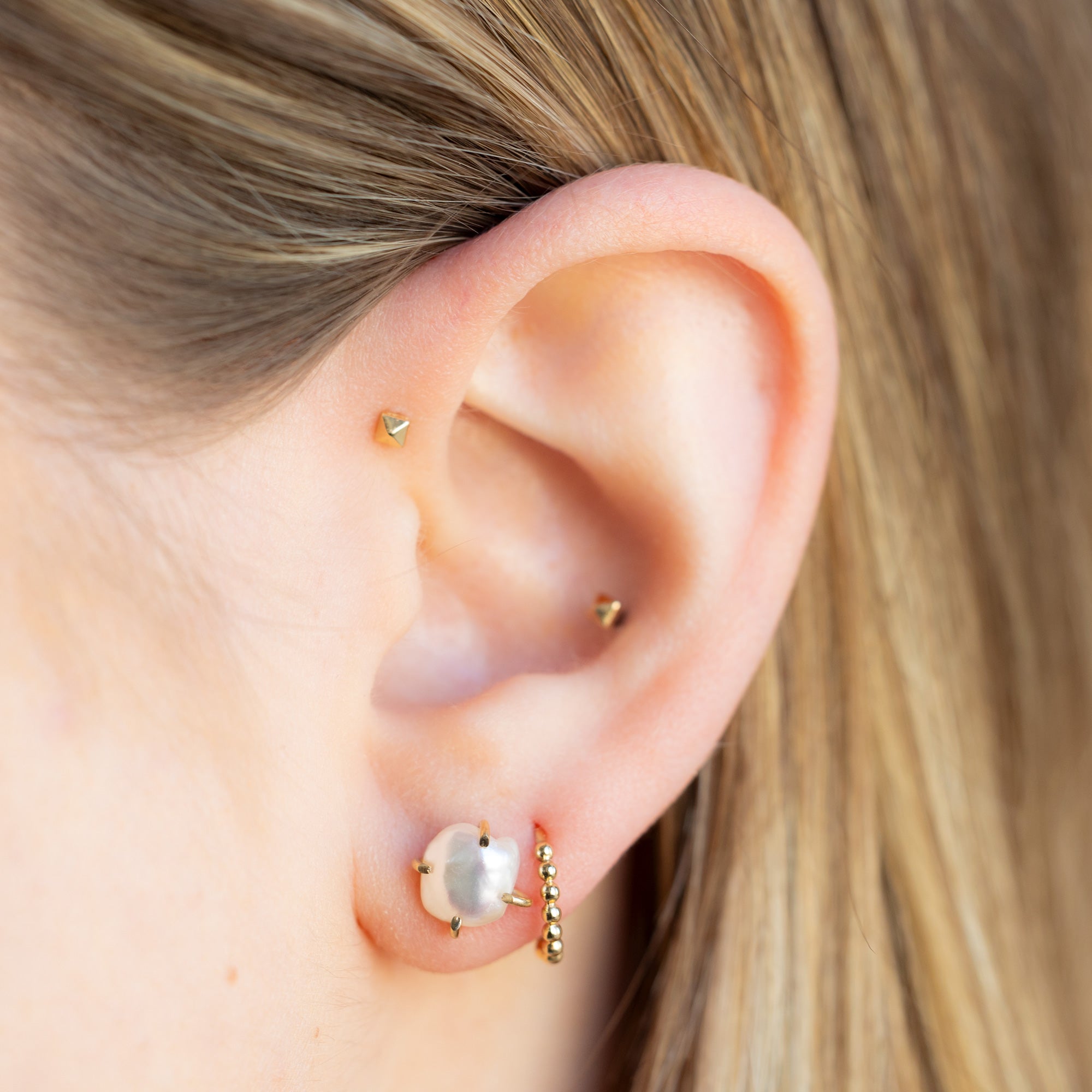 Keshi Pearl Earrings - Adriana | Linjer Jewelry