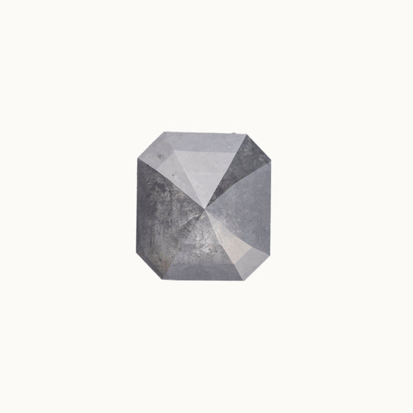 Salt and Pepper Diamond - Emerald Cut