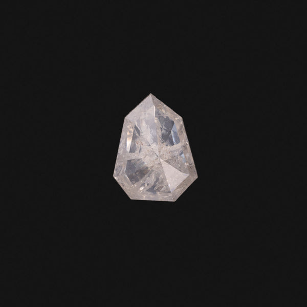 Icy White Diamonds - Geometric