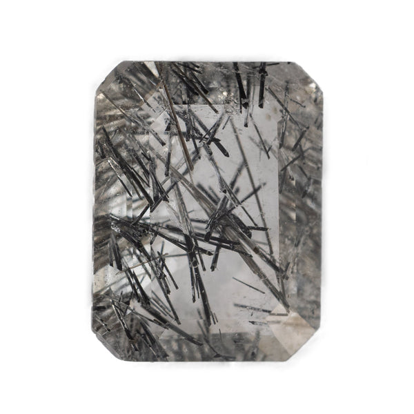 Tourmaline In Quartz - Emerald Cut