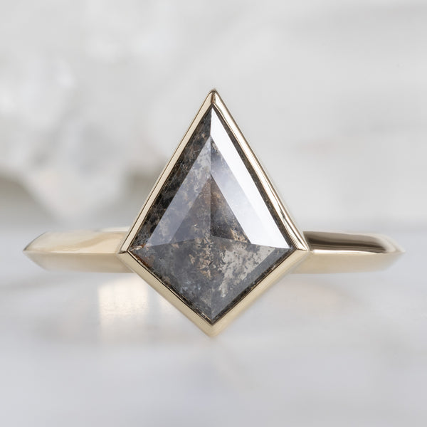 The Hazel Ring | Build Your Own Kite Salt and Pepper Diamond Engagement Ring