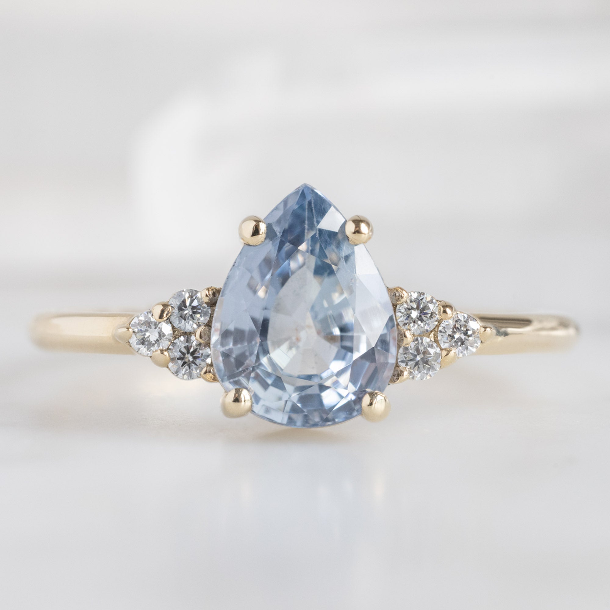 Alexis Russell  Engagement Rings The Ivy Ring | Build Your Own Pear Blue Sapphire Engagement Ring