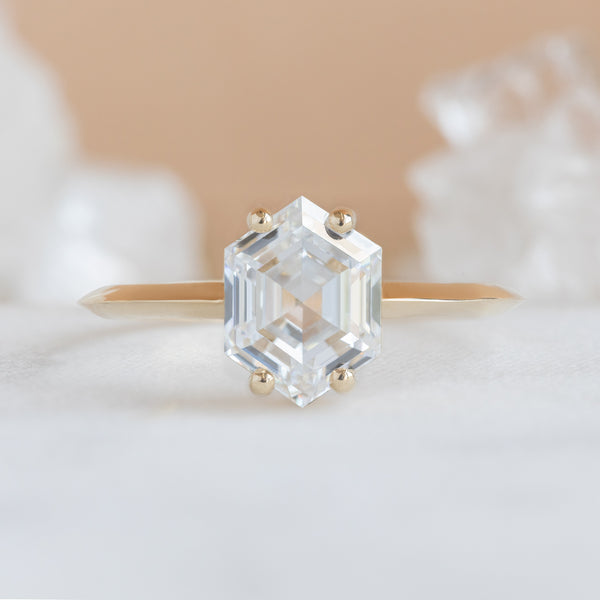 Alexis Russell  Engagement Rings The Bryn Ring | Build Your Own Hexagon White Diamond Engagement Ring