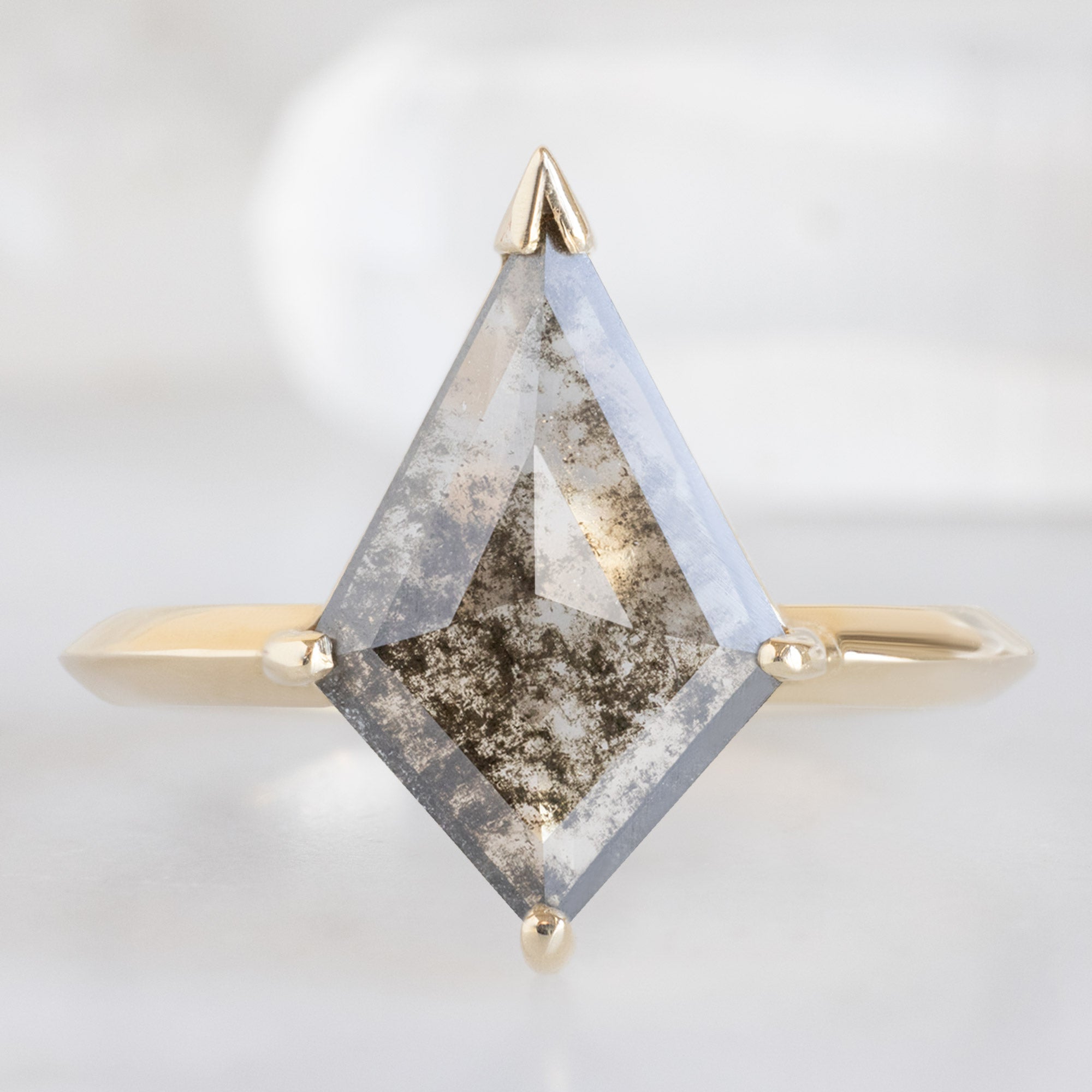 Alexis Russell  Engagement Rings The Sage Ring | Build Your Own Kite Salt and Pepper Diamond Engagement Ring
