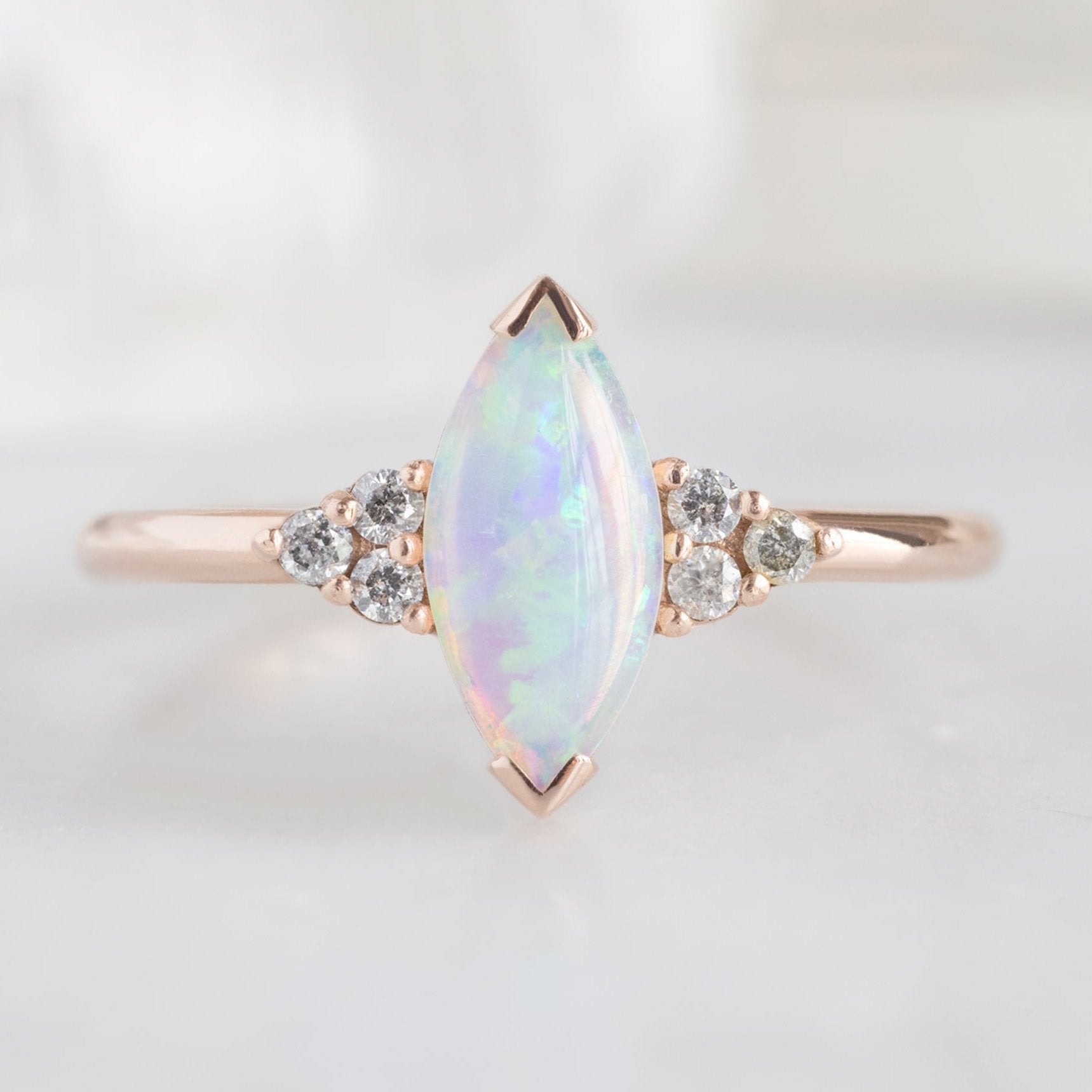 Design Your Own Custom | Australian Opal Engagement Ring