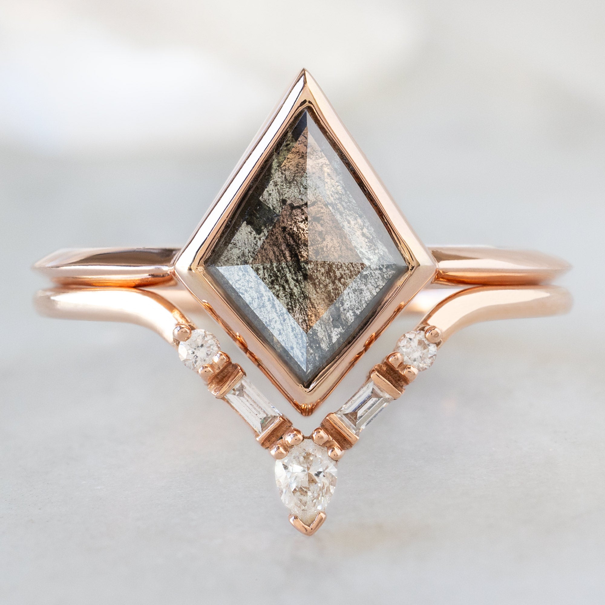 The Hazel Ring | Build Your Own Kite Black Diamond Engagement Ring