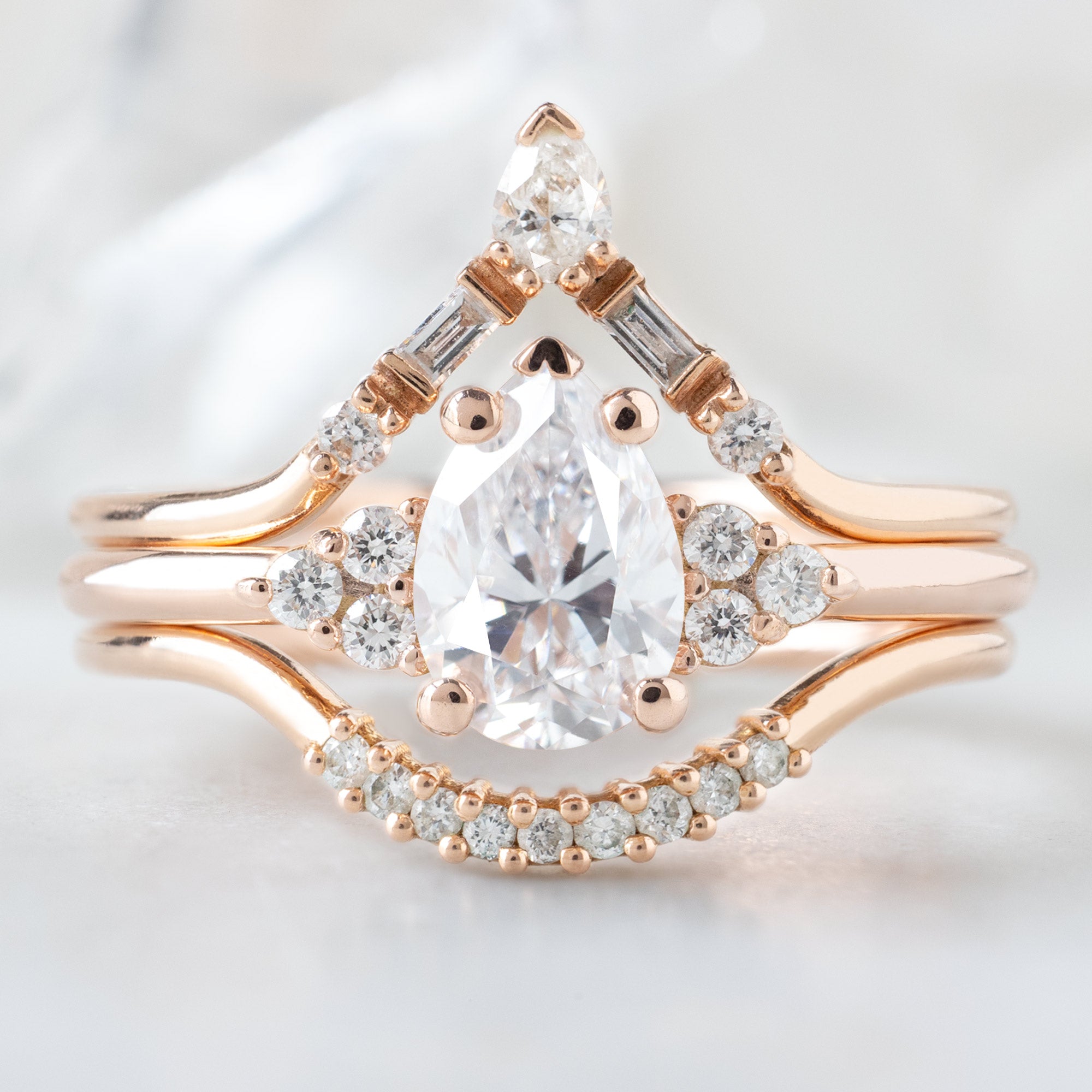Alexis Russell  Engagement Rings The Ivy Ring | Build Your Own Pear White Diamond Engagement Ring