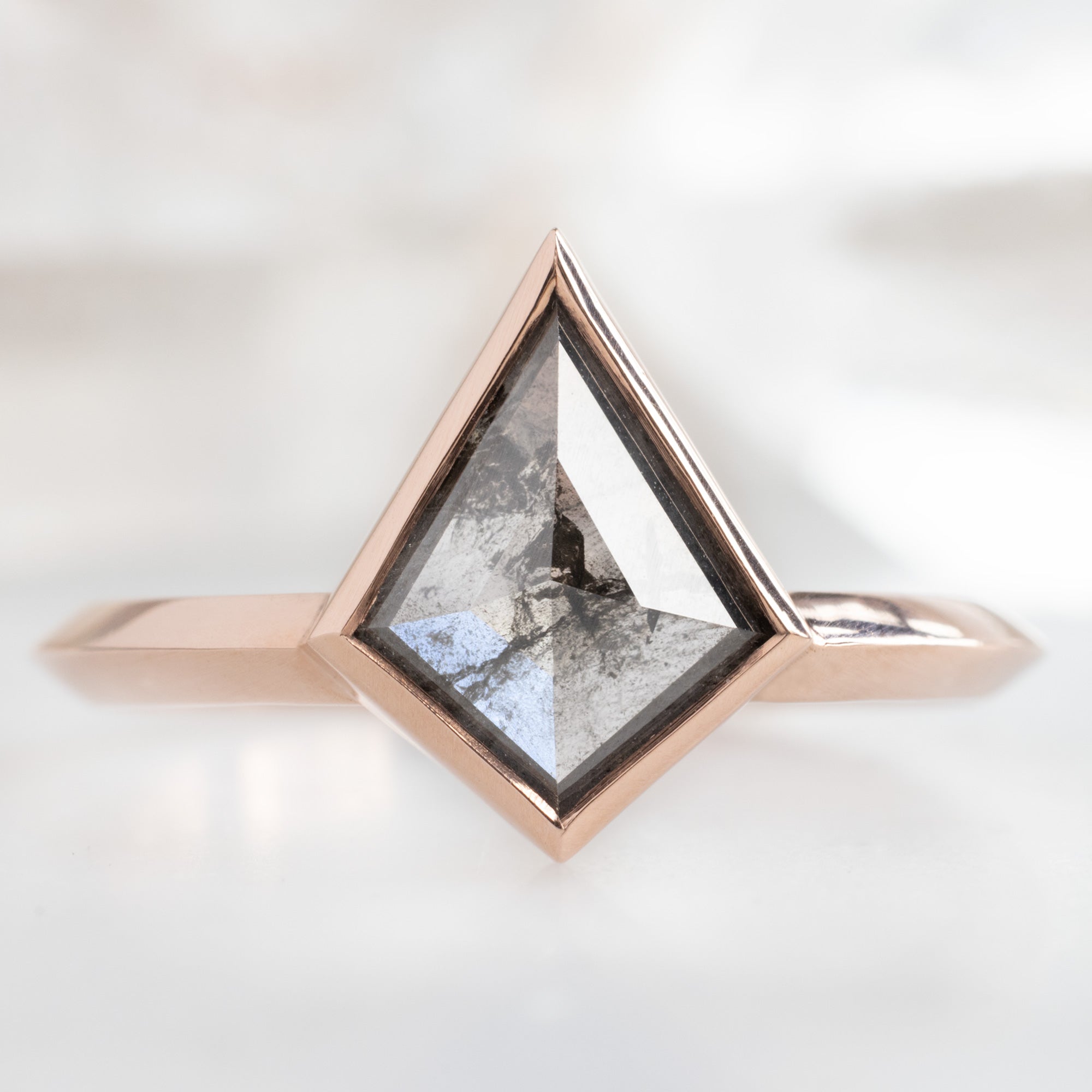 The Hazel Ring | Build Your Own Kite Salt and Pepper Diamond Engagement Ring