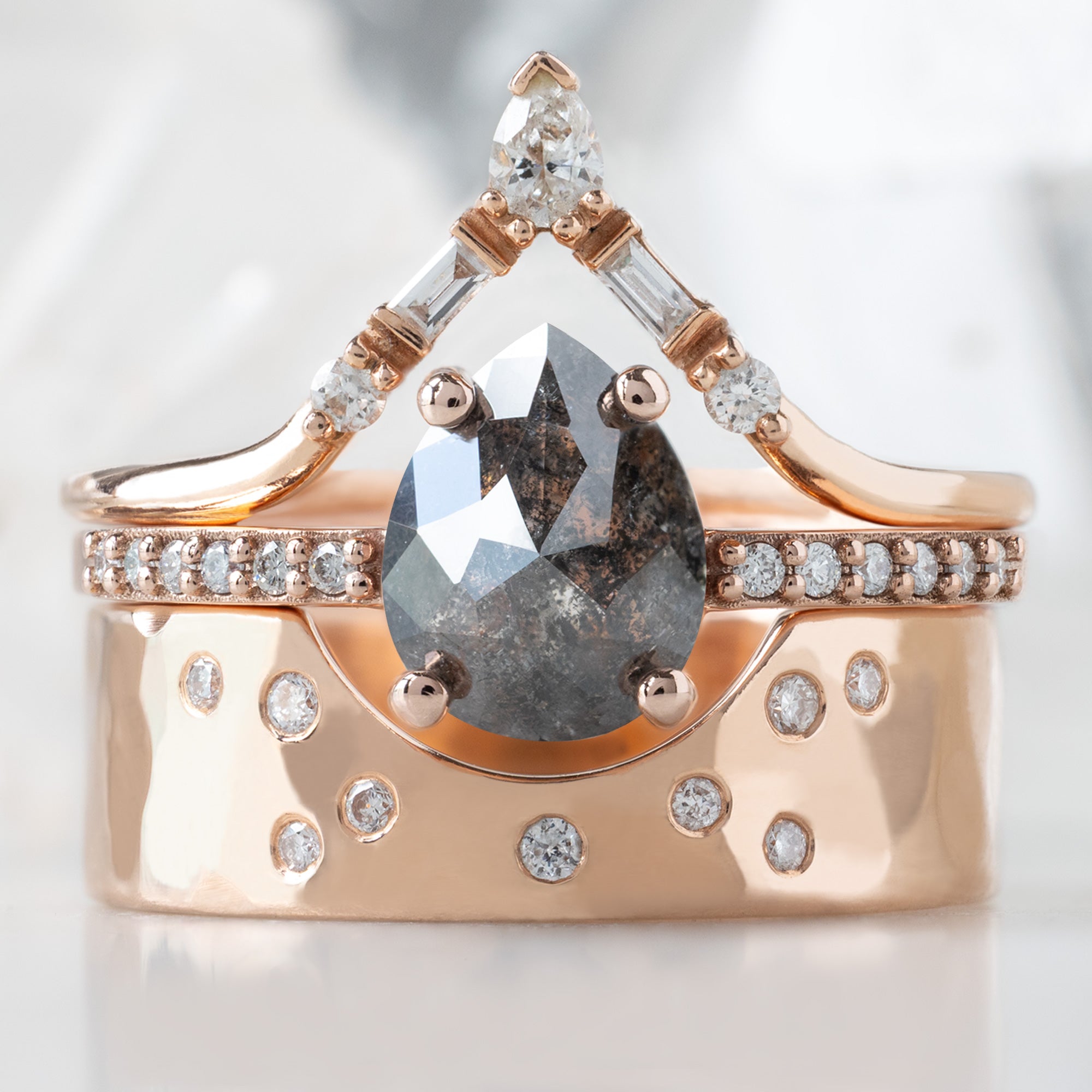 buy:white-diamond-tiara-stacking-band-14k-or-18k-yellow-gold,the-willow-ring-1-38ct-pear-black-diamond-in-14k-rose-gold,constellation-cut-out-stacking-band-arc-cut-out-in-14k-yellow-gold