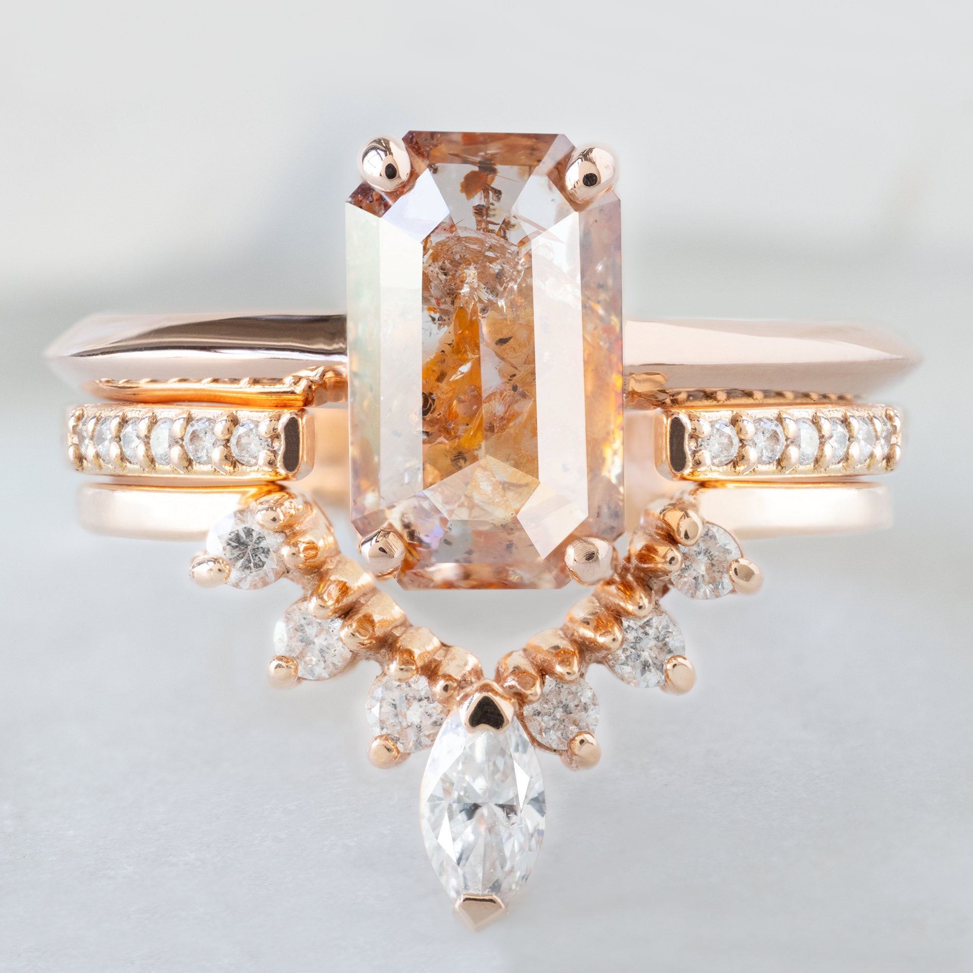 buy:the-bryn-ring-2-01ct-emerald-cut-red-diamond-in-14k-rose-gold,open-cuff-white-diamond-pave-stacking-band-14k-or-18k-yellow-gold,marquise-white-diamond-sunburst-stacking-band-14k-gold