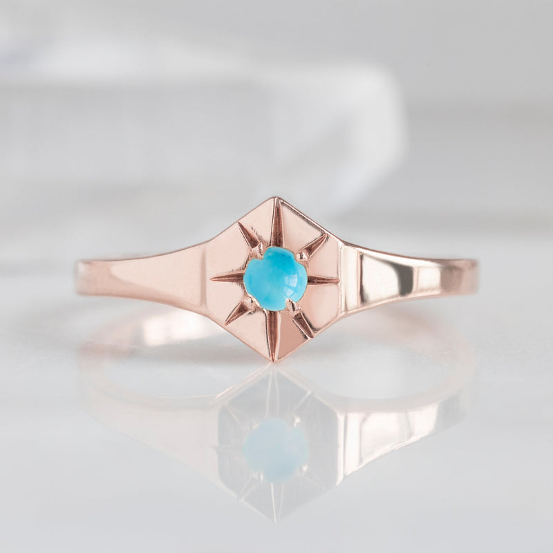 Signet ring with birthstone store