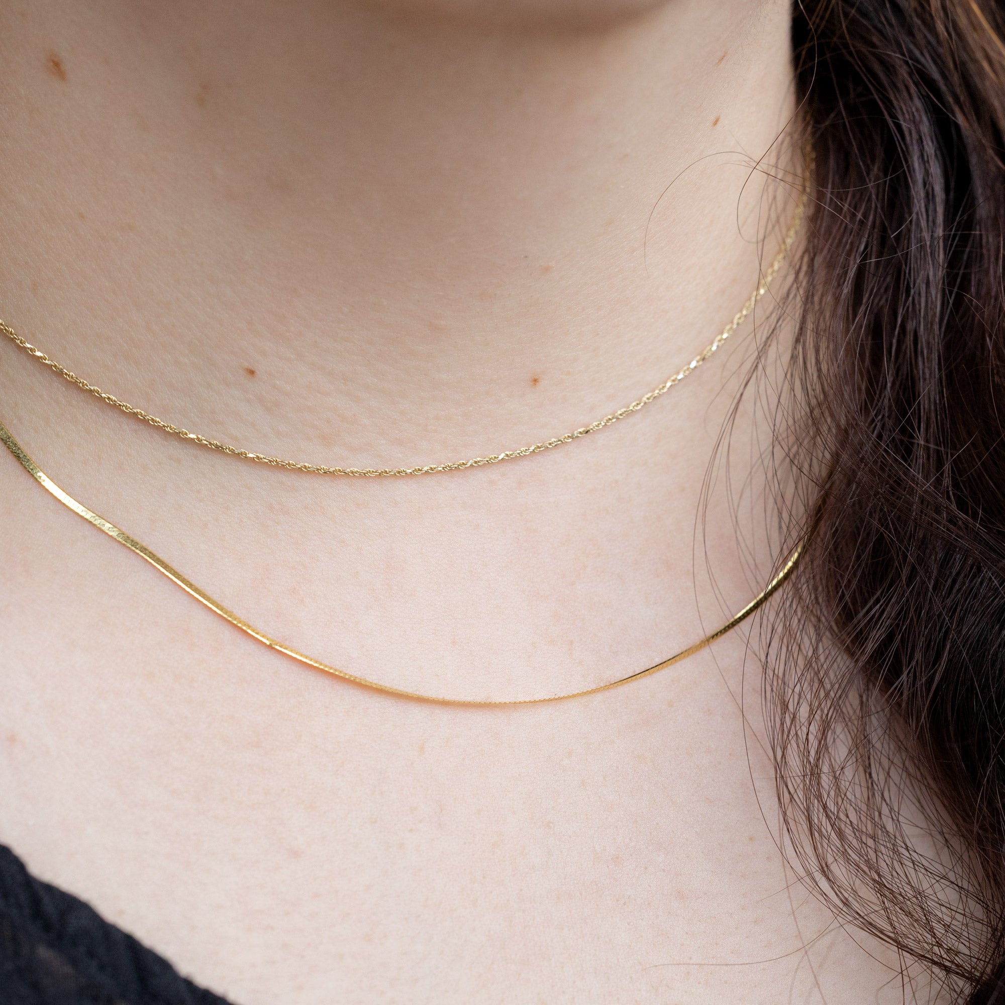 The Layering Chain Set | Yellow Gold