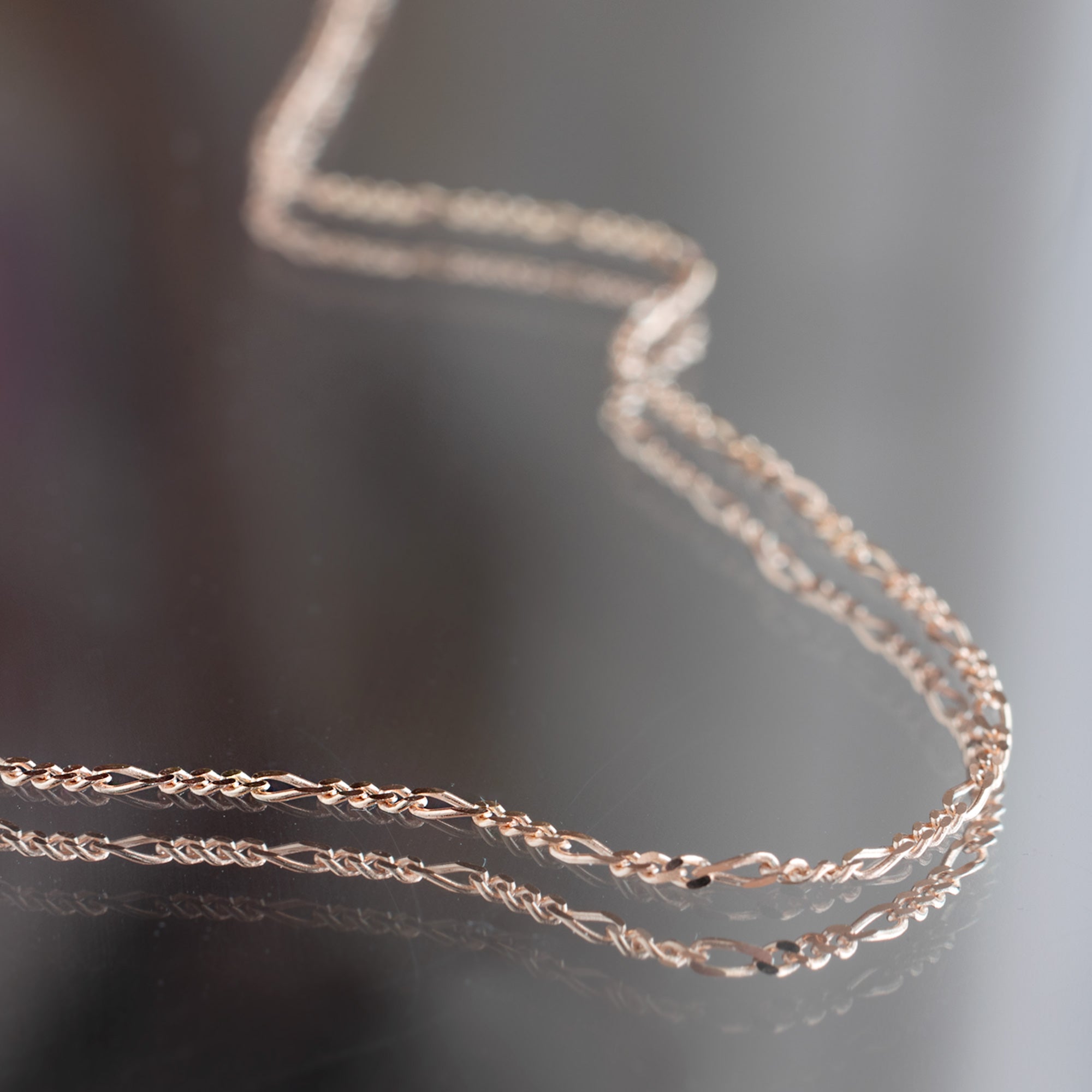The Figaro Chain Necklace | Yellow, Rose or White Gold