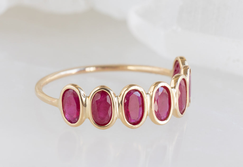Ruby Gemstone Eternity Ring