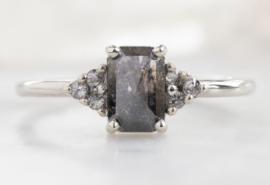 Untreated black diamond ring Clearance
