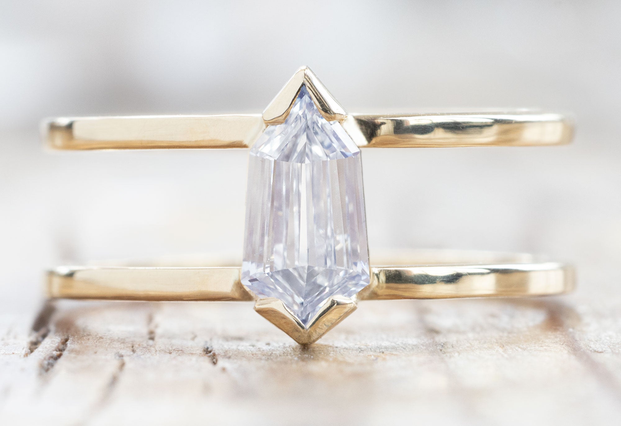 Table Cut Diamond Ring