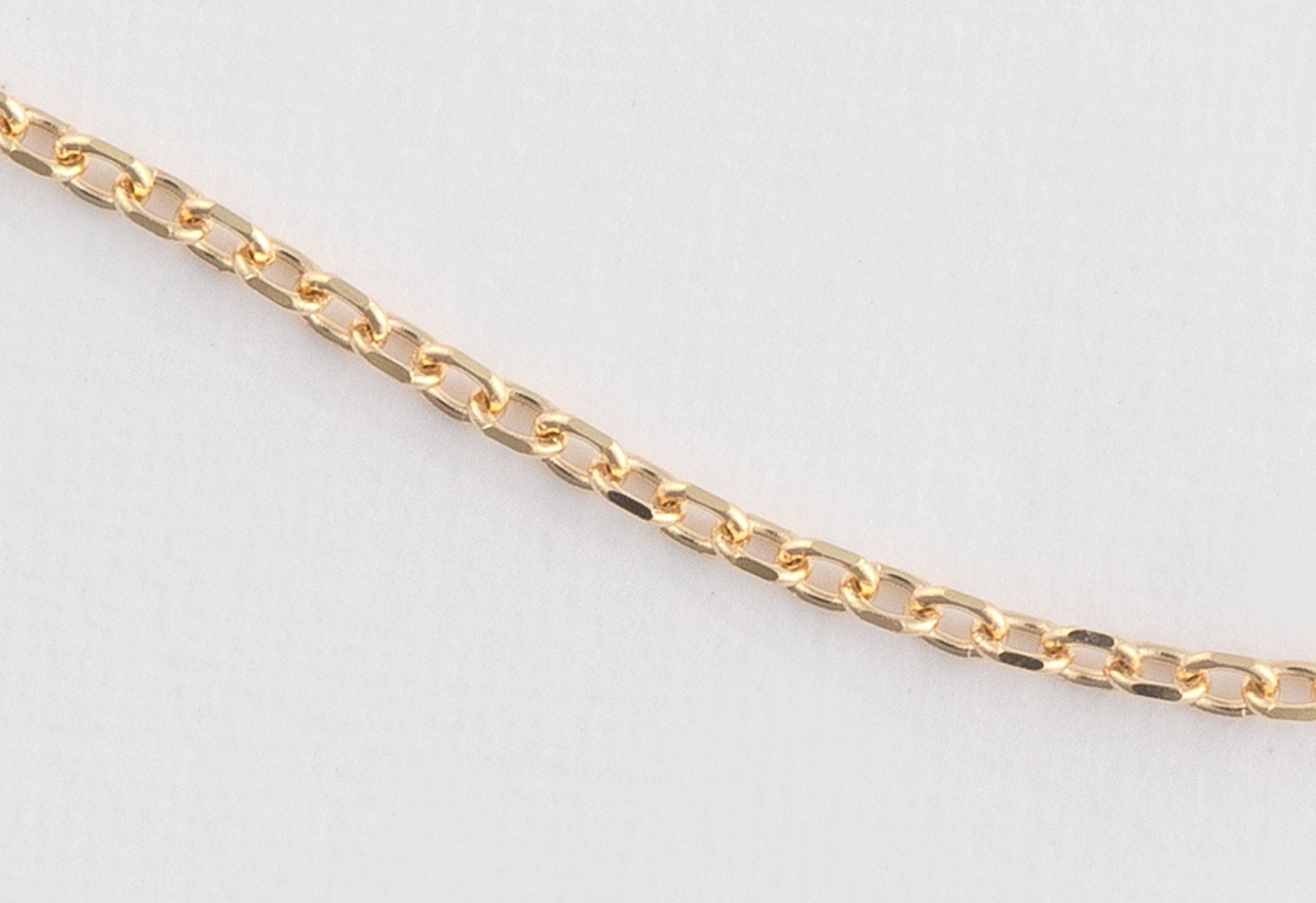 The Diamond-Cut Cable Chain Charm Necklace