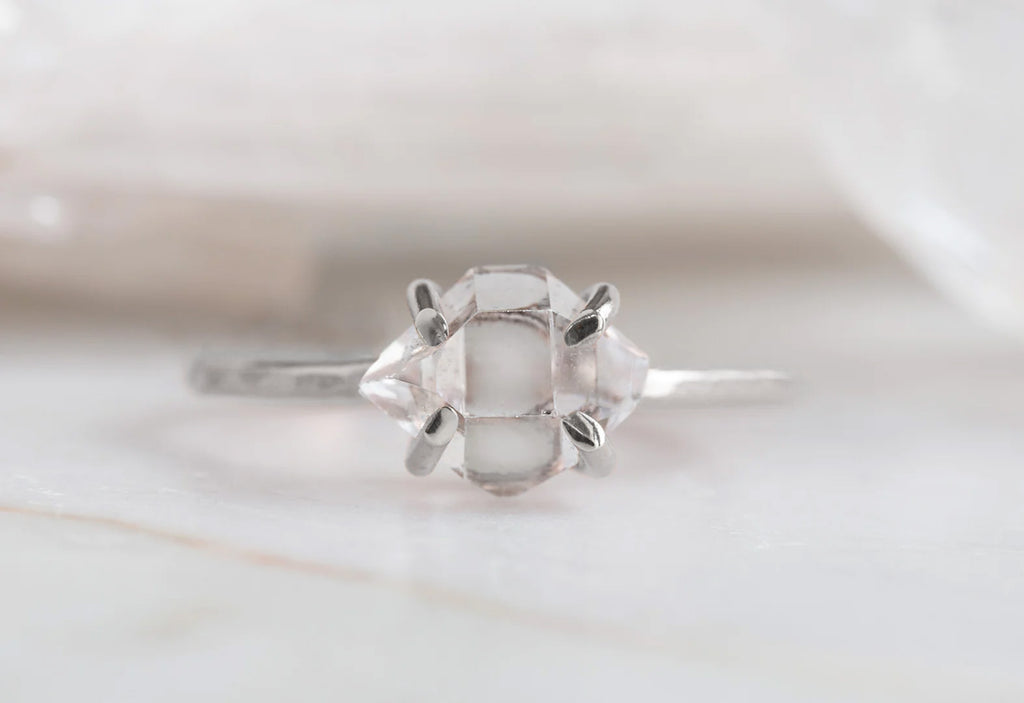 Herkimer Diamond Ring-Sterling Silver