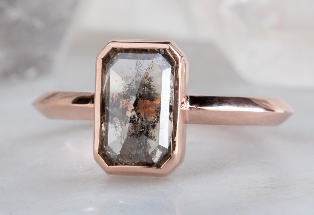 Design Your Own Custom Natural Emerald / Cushion Cut Diamond Engagement Ring