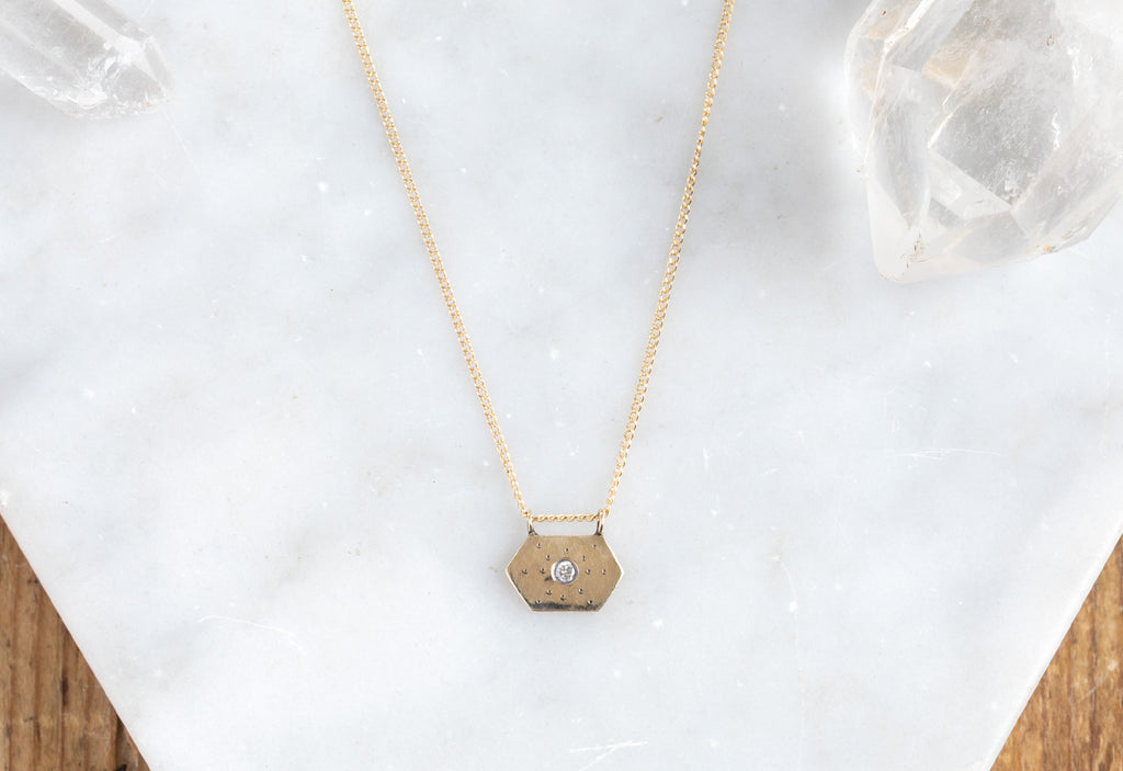 Geometric Stardust Necklace