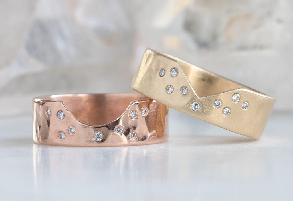 Constellation Cutout Wedding Band