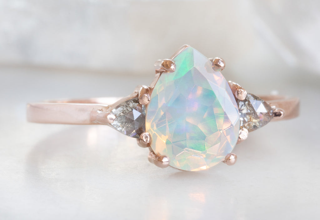 Design Your Own Moonstone / Opal Engagement Ring