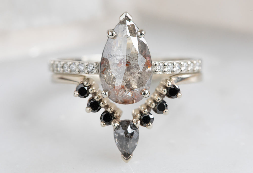 The Willow Ring with a Rose Cut Diamond