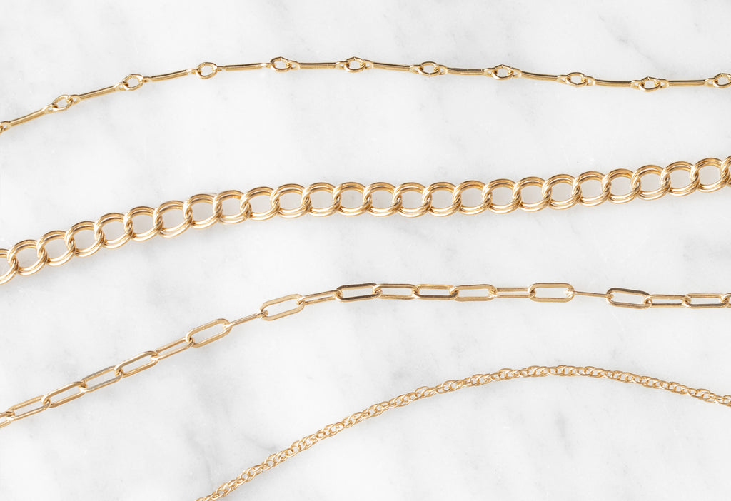 Anklets + Bracelets on Marble