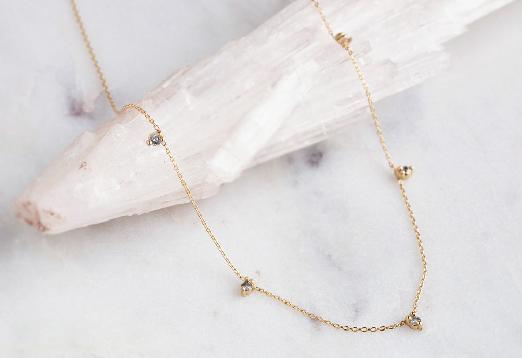 Diamond Sunburst Necklace