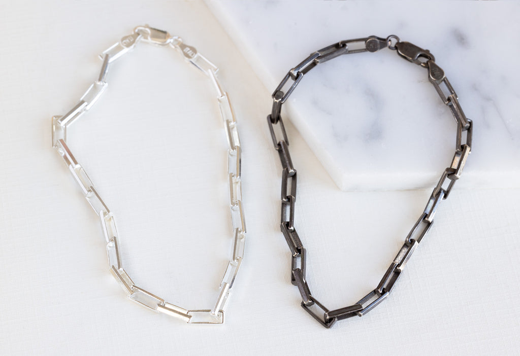 Men's Drawn Cable Chain Bracelet