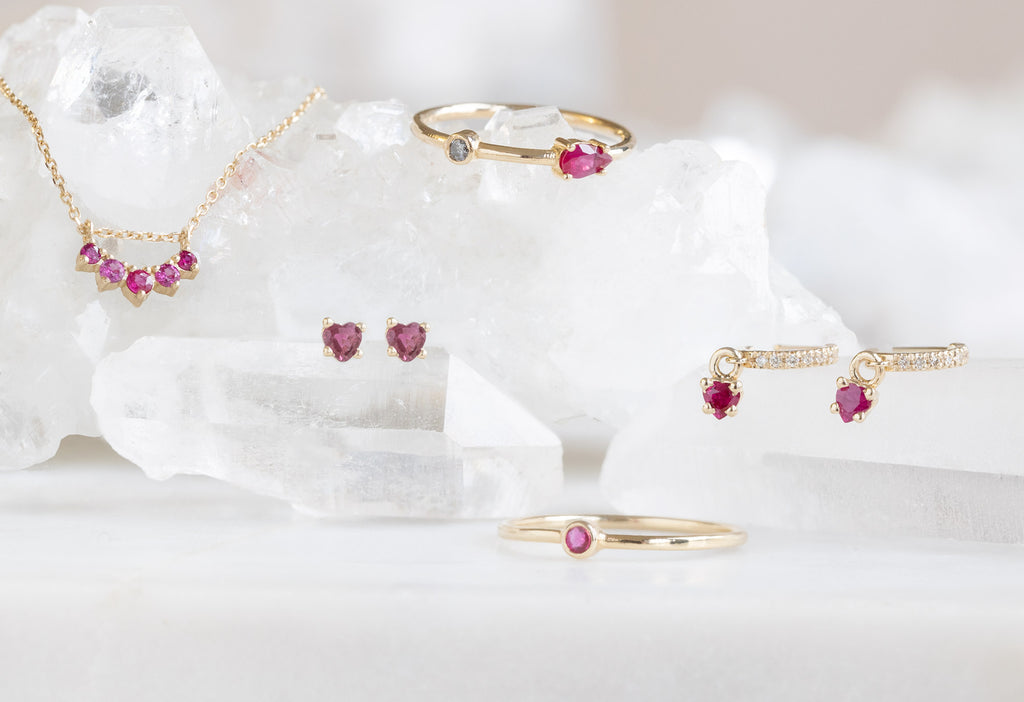 14k Yellow Gold Ruby Fine Jewelry Collection