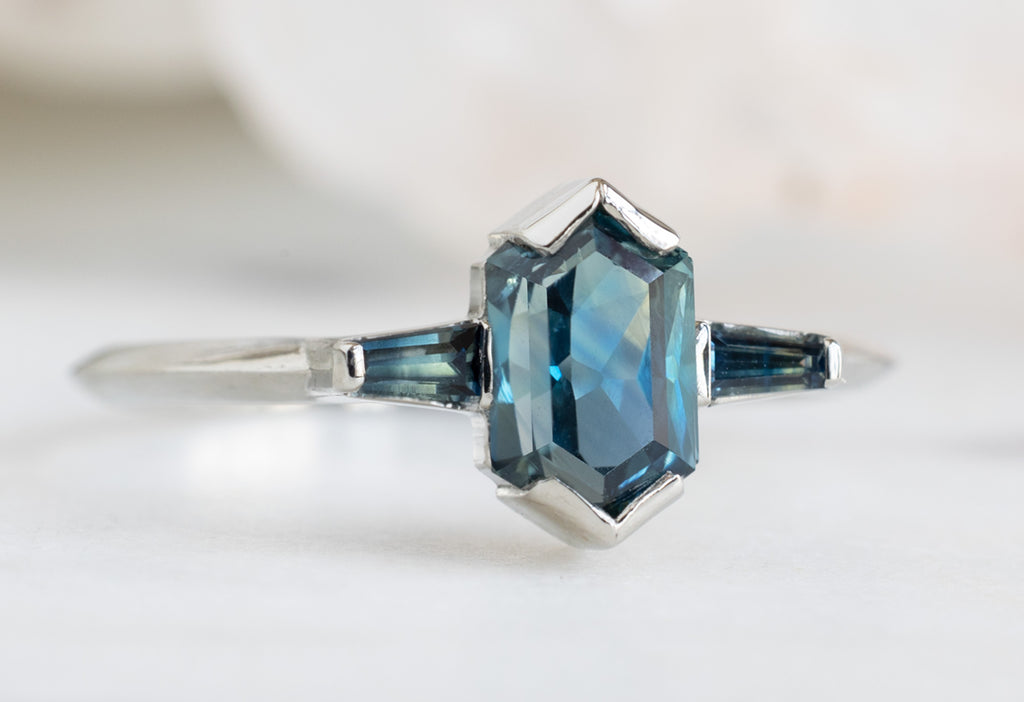 The Ash Ring with a Sapphire Hexagon