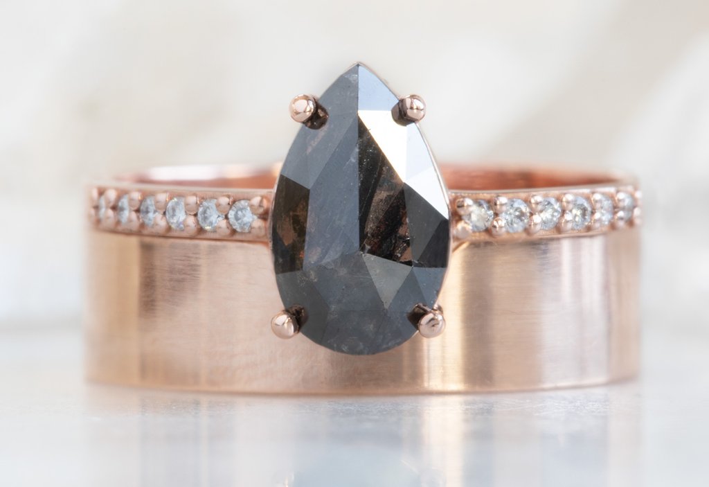 The Gold Cut-Out Ring Stacked