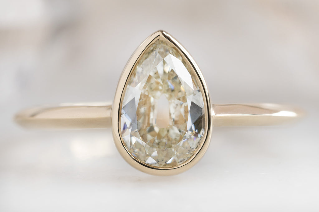 The Hazel Ring with an Old Mine Cut Diamond