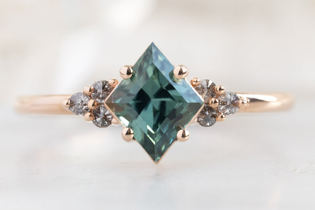 The Ivy Ring With a Montana Sapphire Kite