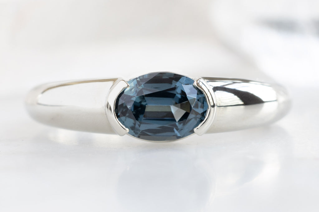 The Signet Ring with an Oval-Cut Spinel