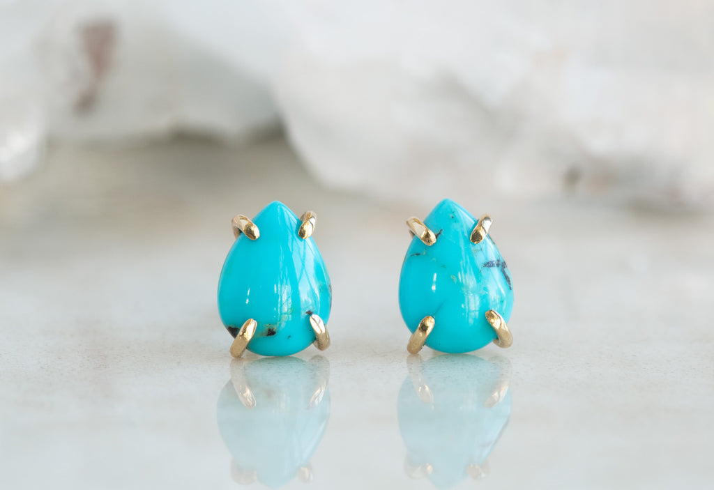 Turquoise Stud Earring Style