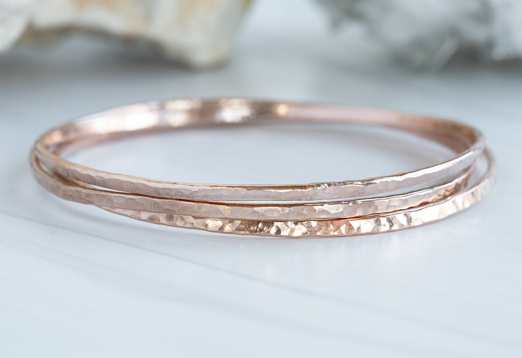 Hammered Stacking Bangle