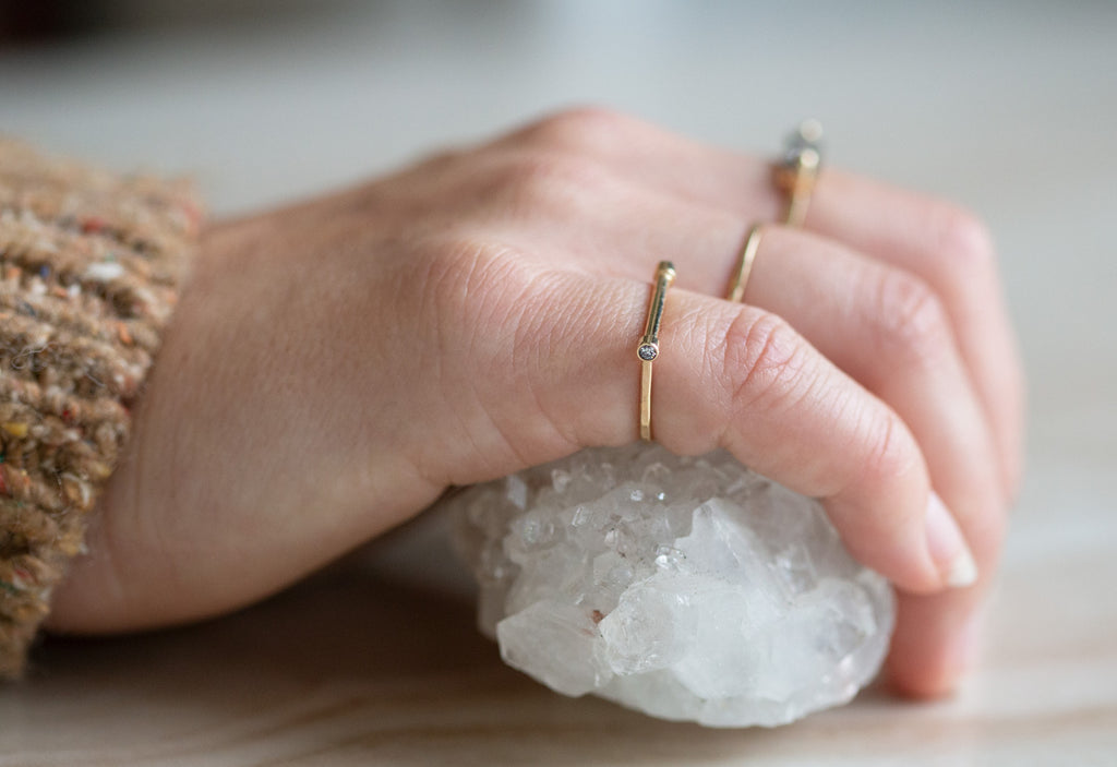 Diamond Bar Bell Ring