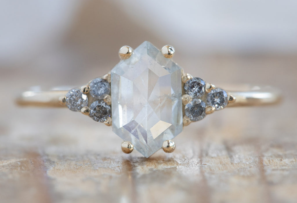 The Ivy with an Icy White Hexagon Diamond